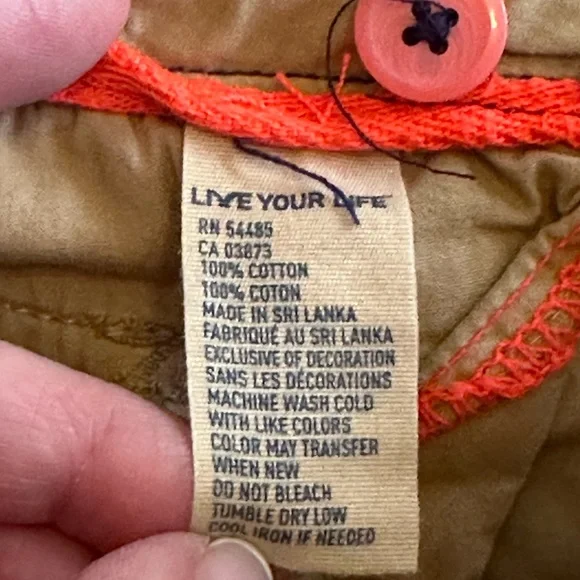 American Eagle | Y2K Tan Mid-rise Cargo Utility Pants - Picture 5 of 5